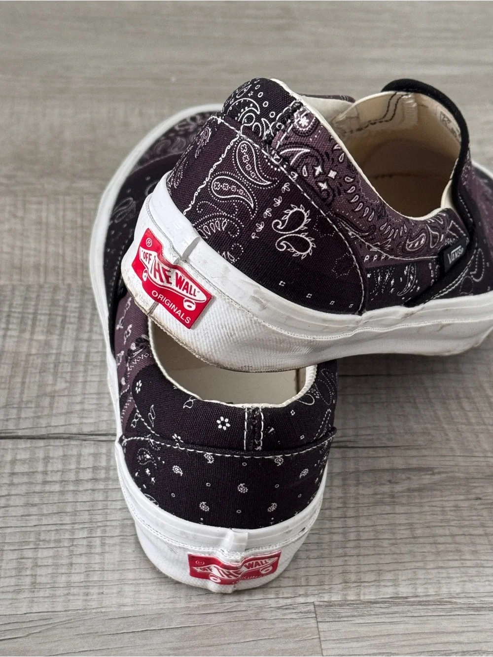 Kith x Vans Vault Classic slip on shoe LX Bandana moonless night 8.5 sneaker